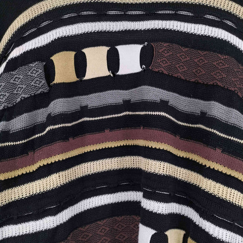 ツンドラ tundra カナダ製 立体編み 3Dコットンニット メンズ JPN:M